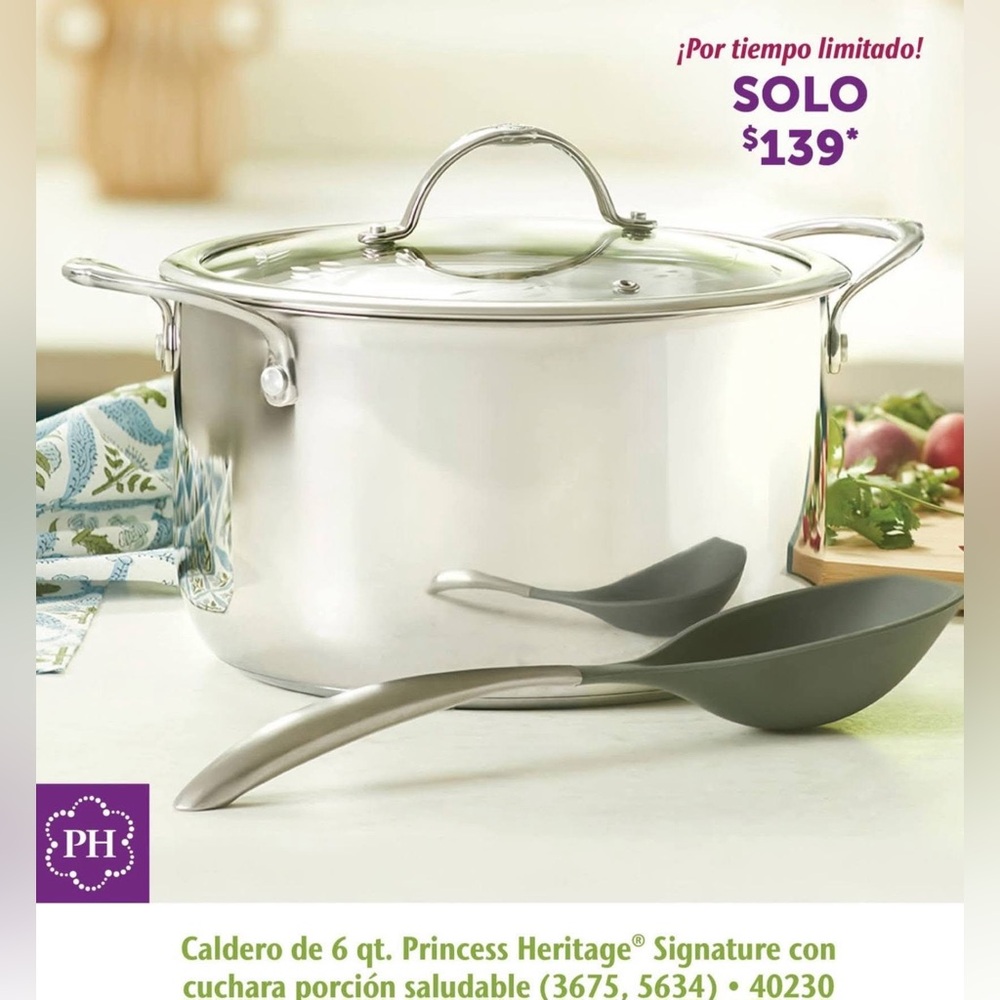 Princess Heritage Silver Pot with Spoon